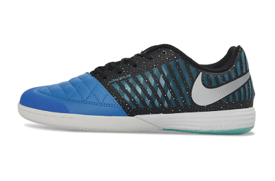 Unisex Nike Lunar Gato 2 IC Indoor & Futsal Low-Tops Football Shoes - Blue/Midnight Aqua/Black