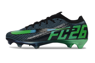 Unisex EAFC x Nike Air Zoom Mercurial Vapor 16 Elite FG Firm Ground Low-Tops Football Boots - Black/Green Glow/Frosted Shadow