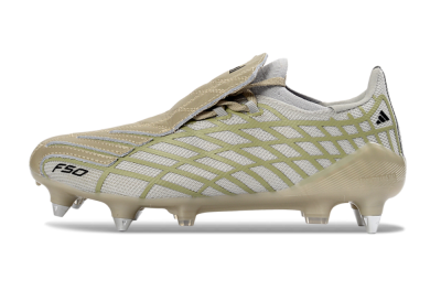 Men's Adidas F50 Spider Elite SG Soft Ground Low-Tops Football Boots - Beige/Soft Sand/Light Olive