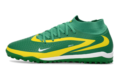 Unisex Nike Phantom 6 Elite High TF Artificial Turf High-Tops Football Shoes - Green/Lemon Yellow/Electric Green