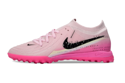 Men's Nike Phantom GX 2 Elite TF Artificial Turf Low-Tops Football Shoes - Pink/Soft Rose/Hot Pink