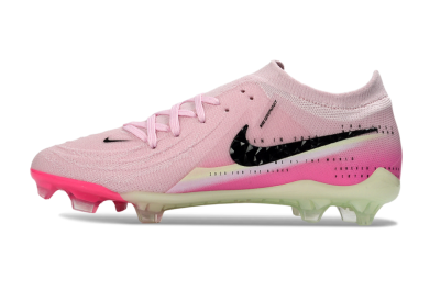 Men's Nike Phantom GX 2 Elite FG Firm Ground Low-Tops Football Boots - Pink/Flamingo Pink/Neon Green