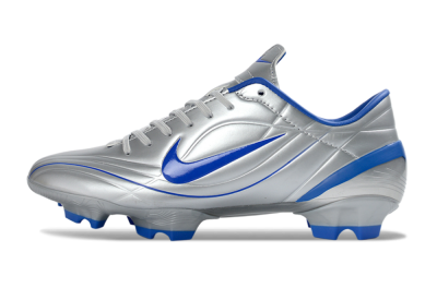 Men's Nike Mercurial Vapor R9 FG Firm Ground Low-Tops Football Boots - Silver/Bright Blue/Steel Blue