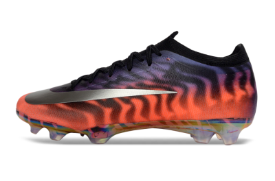 Unisex Nike Air Zoom Mercurial Vapor 16 Elite FG Firm Ground Low-Tops Football Boots - Orange/Fiery Sunset/Abyssal Blue