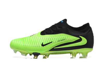 Men's Nike Phantom 6 Elite Low FG Firm Ground Low-Tops Football Boots - Green/Electric Green/Black