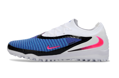 Unisex Nike Phantom 6 Elite Low TF Artificial Turf Low-Tops Football Shoes - Blue/Electric Blue/Pink Flash