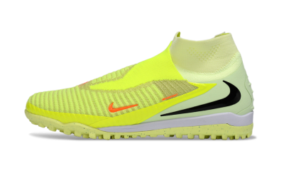 Unisex Nike Phantom 6 Elite High TF Artificial Turf High-Tops Football Shoes - Yellow/Vibrant Lime/Black