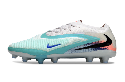 Men's Nike Phantom 6 Elite Low AG Artificial Grass Low-Tops Football Boots - Aqua/Ocean Breeze/Sunset Glow