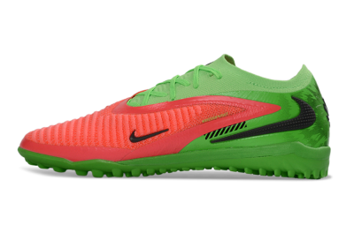 Unisex Nike Phantom 6 Elite Low TF Artificial Turf Low-Tops Football Shoes - Green/Vibrant Pink/Neon Green