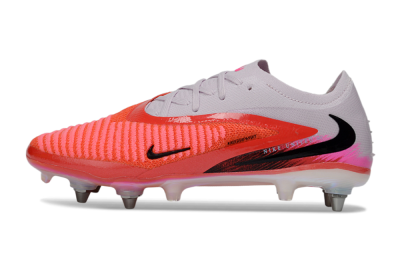 Men's Nike Phantom 6 Elite Low SG Soft Ground Low-Tops Football Boots - Pink/Bright Coral/White
