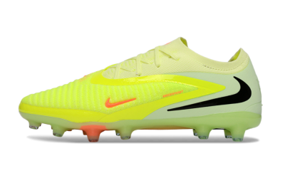 Men's Nike Phantom 6 Elite Low AG Artificial Grass Low-Tops Football Boots - Yellow/Fluorescent Yellow/Neon Pink