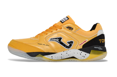 Men's Joma Top Flex IC Indoor & Futsal Low-Tops Football Shoes - Yellow/Bright Lemon/Sleek Black