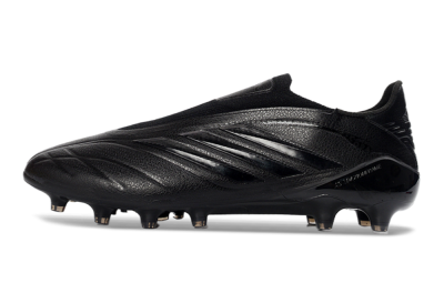 Men's Adidas Copa Pure 3 Elite FG Firm Ground Low-Tops Football Boots - Black/Midnight Black/Onyx Black