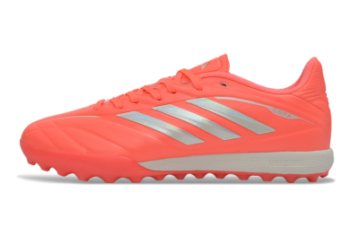 Men's Adidas Copa Pure 3 Elite TF Artificial Turf Low-Tops Football Shoes - Coral/Bright Coral/Light Grey