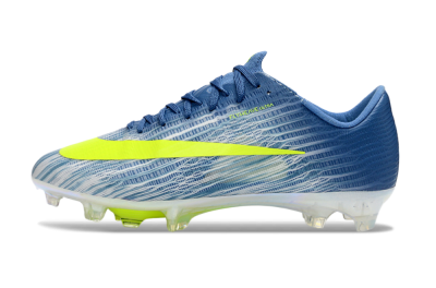 Men's Nike Air Zoom Mercurial Superfly 11 FG Firm Ground Low-Tops Football Boots - Blue/Electric Yellow/Light Blue
