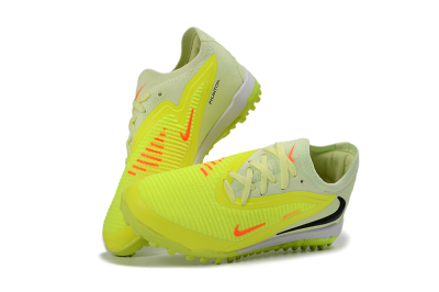 Kids Nike Phantom 6 Elite Low TF Artificial Turf Low-Tops Football Shoes - Yellow/Neon Green/Black