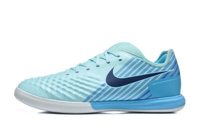 Men's Nike MagistaX Finale 2 IC Indoor & Futsal Low-Tops Football Shoes - Blue/Sky Blue/Light Aqua