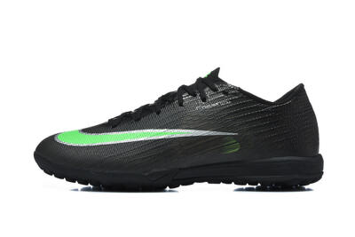Men's Nike Air Zoom Mercurial Superfly 11 TF Artificial Turf Low-Tops Football Shoes - Black/Neon Green/Phantom Black
