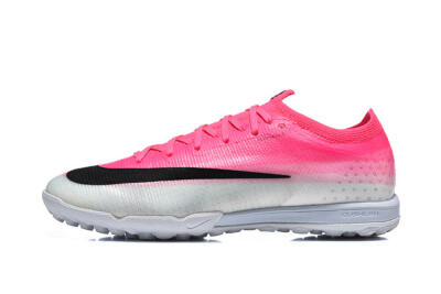 Men's Nike Air Zoom Mercurial Vapor 17 Elite TF Artificial Turf Low-Tops Football Shoes - Pink/Vibrant Pink/Light Gray