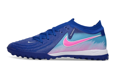 Men's Nike Phantom GX 2 Elite TF Artificial Turf Low-Tops Football Shoes - Blue/Electric Pink/Sea Breeze