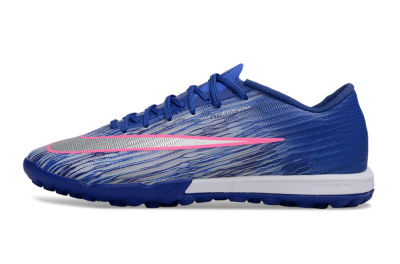 Men's Nike Air Zoom Mercurial Superfly 11 TF Artificial Turf Low-Tops Football Shoes - Blue/Electric Blue/Neon Pink