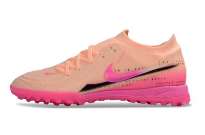 Men's Nike Phantom GX 2 Elite TF Artificial Turf Low-Tops Football Shoes - Pink/Peach Sorbet/Fuchsia Burst