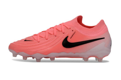 Men's Nike Phantom GX 2 Elite AG Artificial Grass Low-Tops Football Boots - Pink/Bright Coral/Deep Black