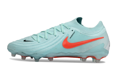 Men's Nike Phantom GX 2 Elite AG Artificial Grass Low-Tops Football Boots - Aqua/Coral Pop/Aqua Mist