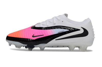 Men's Nike Phantom 6 Elite Low FG Firm Ground Low-Tops Football Boots - Pink/Vibrant Pink/Black