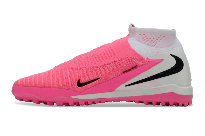 Unisex Nike Phantom 6 High Elite TF Artificial Turf Low-Tops Football Shoes - Pink/Neon Glow/Pure Pink