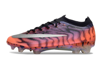 Unisex Nike Air Zoom Mercurial Vapor 17 Elite FG Firm Ground Low-Tops Football Boots - Orange/Flamingo Pink/Black Violet