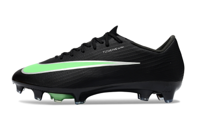 Men's Nike Air Zoom Mercurial Superfly 11 FG Firm Ground Low-Tops Football Boots - Black/Lime Green/Slate Gray
