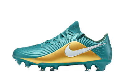 Men's Nike Tiempo Legend 11 Elite FG Firm Ground Low-Tops Football Boots - Teal/Sunset Yellow/Deep Teal