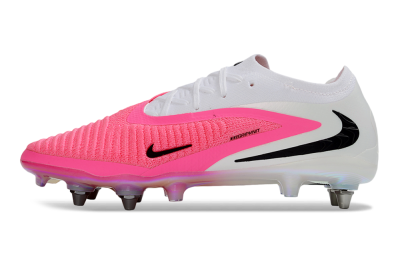 Men's Nike Phantom 6 Elite Low SG Soft Ground Low-Tops Football Boots - Pink/Neon Pink/White