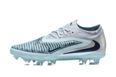 Men's Nike Phantom 6 Elite Low FG Firm Ground Low-Tops Football Boots - Blue/Ocean Breeze/Steel Blue