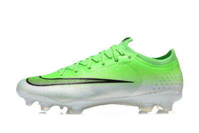 Unisex Nike Air Zoom Mercurial Varpor 17 Elite FG Firm Ground Low-Tops Football Boots - Green/Neon Green/White