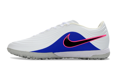 Unisex Nike Tiempo Legend 11 Elite TF Artificial Turf Low-Tops Football Shoes - White/Electric Blue/Fuchsia Pink