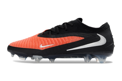 Unisex Nike Phantom 6 Elite Low FG Firm Ground Low-Tops Football Boots - Orange/Electric Orange/Jet Black