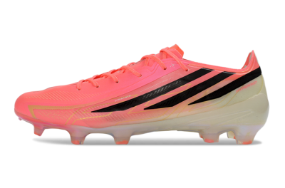 Unisex Adidas F50 Hyperfast 2026 World Cup FG Firm Ground Low-Tops Football Boots - Pink/Neon Pink/Silver White