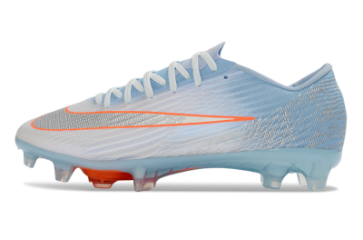 Unisex Nike Air Zoom Mercurial Superfly 11 Elite FG Firm Ground Low-Tops Football Boots - Sky/Coral Blue/Neon Orange