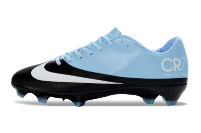 Men's Nike Air Zoom Mercurial Superfly 11 Elite FG Firm Ground Low-Tops Football Boots - Blue/Sky Blue/Black