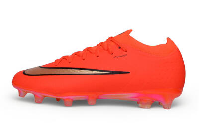 Men's Nike Air Zoom Mercurial Vapor 17 Elite AG Artificial Grass Low-Tops Football Boots - Orange/Bright Crimson/Metallic Copper