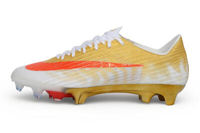 Unisex Nike Air Zoom Mercurial Superfly 11 Elite FG Firm Ground Low-Tops Football Boots - Gold/Metallic Gold/Bright Crimson