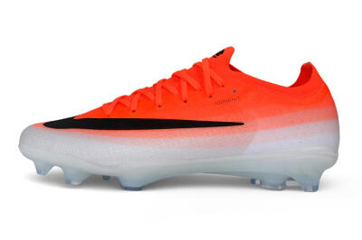Unisex Nike Air Zoom Mercurial Vapor 17 Elite FG Firm Ground Low-Tops Football Boots - Orange/Bright Crimson/White