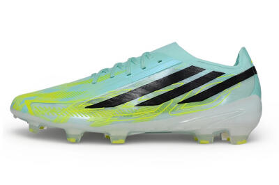  Adidas F50 Hyperfast Elite FG Firm Ground Low-Tops Football Boots - Turquoise/Mint Green/Electric Yellow