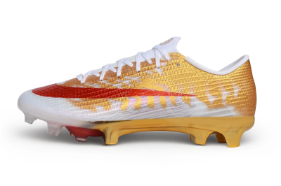 Unisex Nike Air Zoom Mercurial Superfly 11 Elite FG Firm Ground Low-Tops Football Boots - Gold/Metallic Gold/Bright Crimson