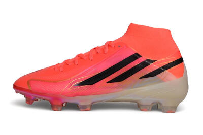 Unisex Adidas F50 Hyperfast Elite Laceless FG Firm Ground Low-Tops Football Boots - Pink/Solar Pink/Black