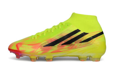 Unisex Adidas F50 Hyperfast Elite Laceless FG Firm Ground Low-Tops Football Boots - Yellow/Solar Yellow/Black