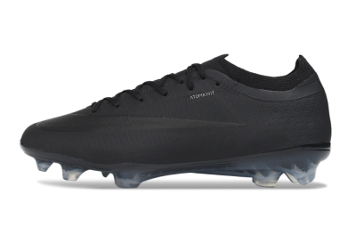 Unisex Nike Air Zoom Mercurial Vapor 17 Elite FG Firm Ground Low-Tops Football Boots - Black/Triple Black/Matte Black