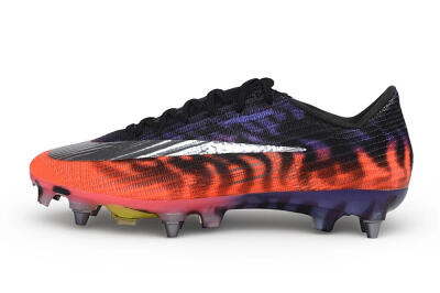 Men's Nike Air Zoom Mercurial Superfly 11 Elite SG Soft Ground Low-Tops Football Boots - Black/Sunset Glow/Midnight Purple